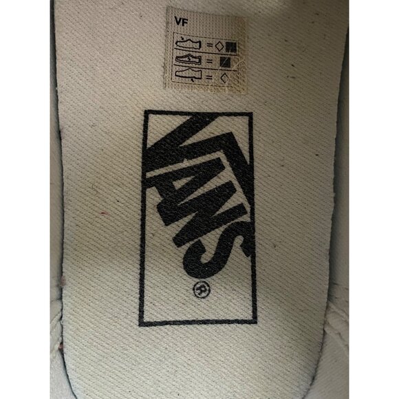 Vans Old Skool White Canvas Sneakers Womens 6 Off White Low Top Casual - Picture 7 of 14